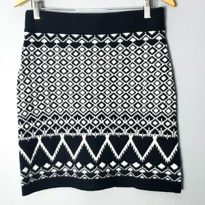 Loft Womens Skirt Fair Isle Sweater New Small